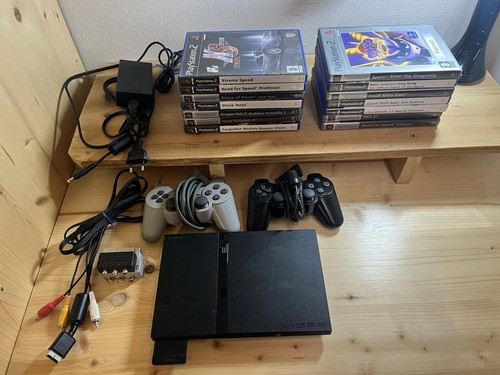 Ps2 slim scph 75004 - ps2,