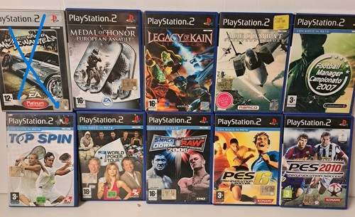 Lotto giochi ps2 usati pal - 9,